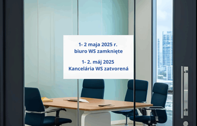  1 – 2 maja 2025 r. biuro Wspólnego Sekretariatu będzie zamknięte