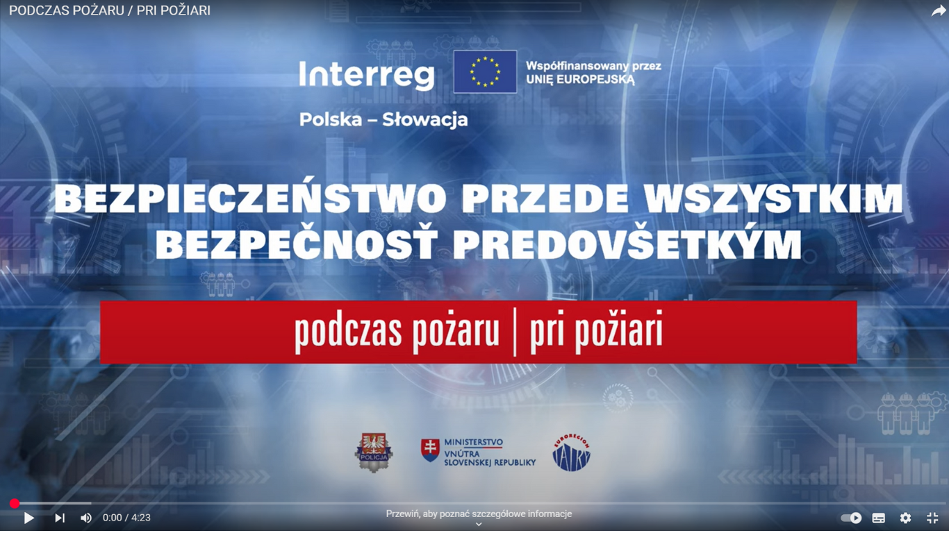 Filmy edukacyjne o bezpieczeństwie podczas klęsk żywiołowych