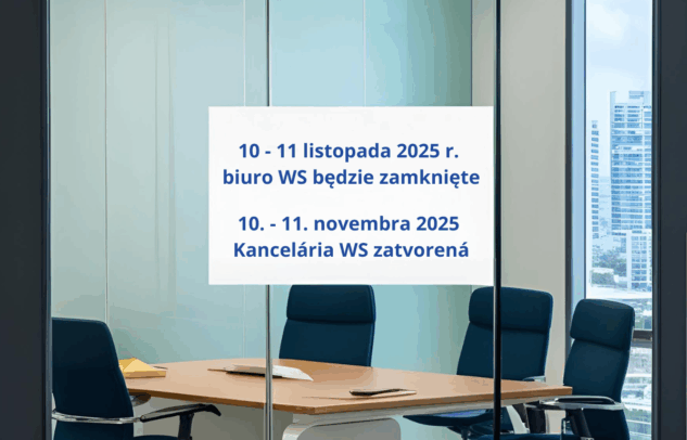  10. – 11. novembra 2025 Kancelária WS bude zatvorená