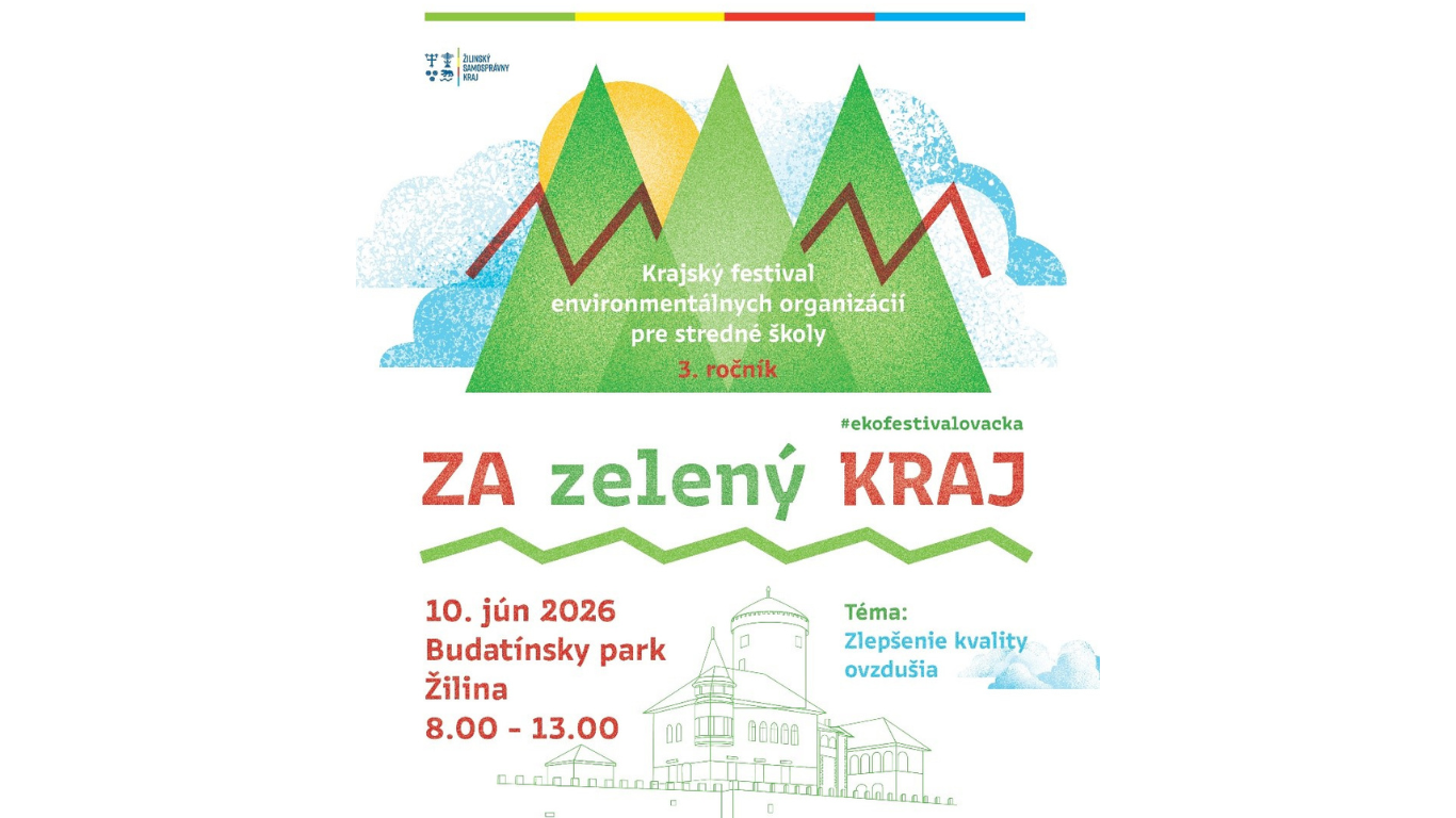 Eko-edukacja bez granic! Zapraszamy na festiwal „ZA zelený KRAJ” w Żylinie