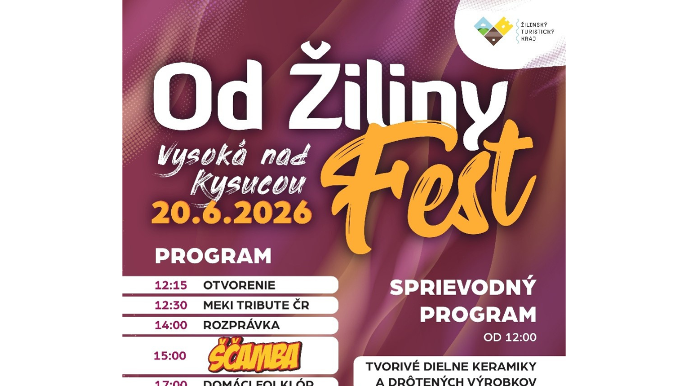 Święto kultury na pograniczu! Zapraszamy na „Od Žiliny Fest”