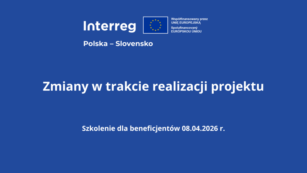 Szkolenie dla beneficjentów 2026 -Zmiany w trakcie realizacji projektu
Z filmu dowiesz się m.in.: 
- jakie są podstawowe zasady wprowadzania zmian w projekcie, 
- jakie zmiany możesz wprowadzić i na jakim etapie, 
- co w przypadku opóźnień w realizacji projektu, 
- co to są oszczędności w projekcie.
